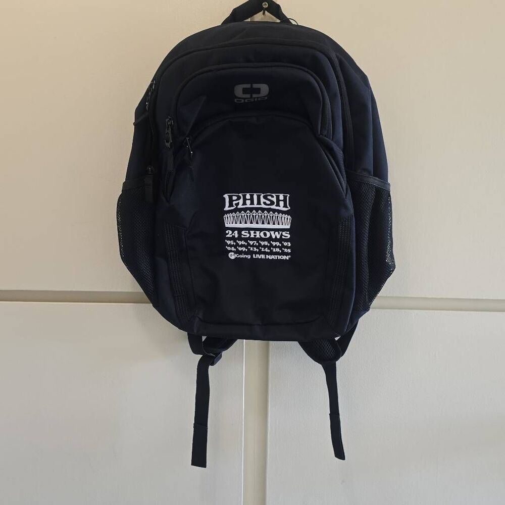 PHISH 24 SHOWS Black OGIO Backpack, NWT